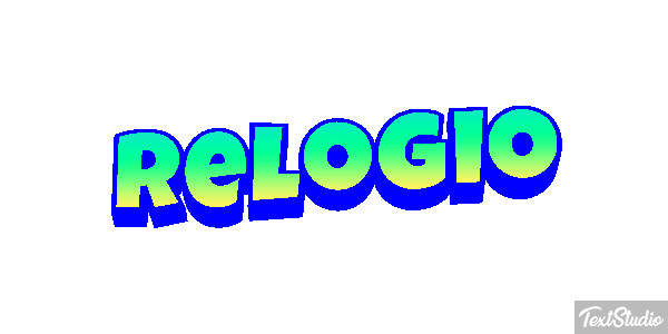 Relógio Tekst effect