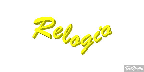 Relógio Tekst effect