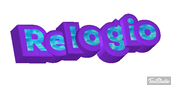 Relógio Tekst effect