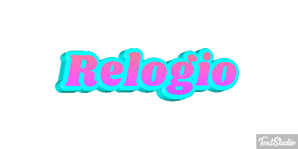 Relógio Tekst effect