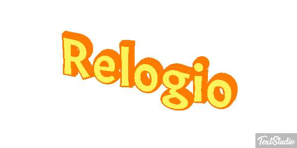 Relógio Tekst effect