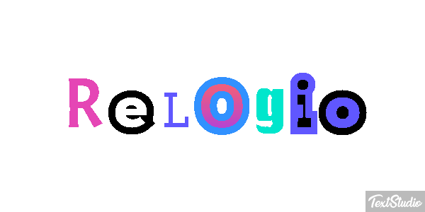 Relógio Tekst effect