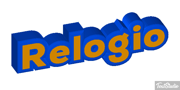 Relógio Tekst effect
