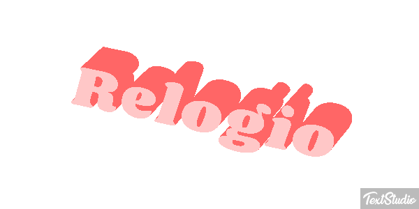 Relógio Tekst effect