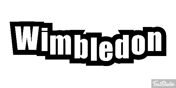 Wimbledon Text effect