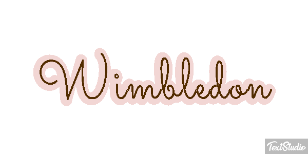 Wimbledon Text effect
