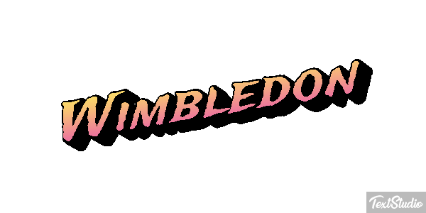 Wimbledon Text effect