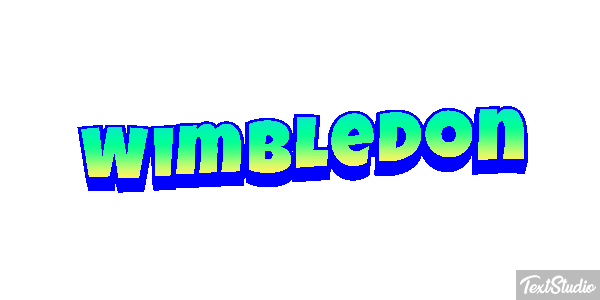 Wimbledon Text effect