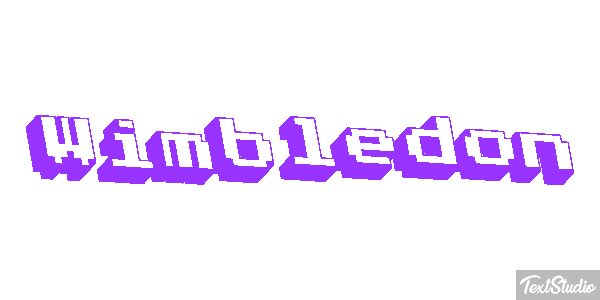 Wimbledon Text effect
