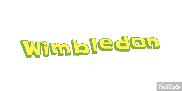 Wimbledon Text effect