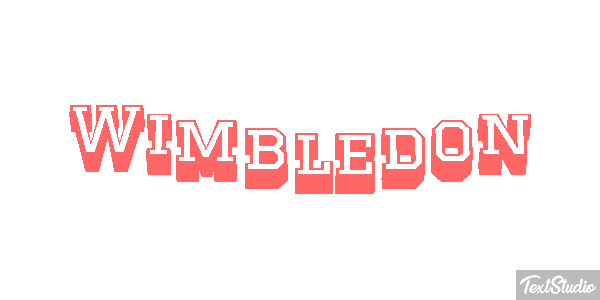 Wimbledon Text effect