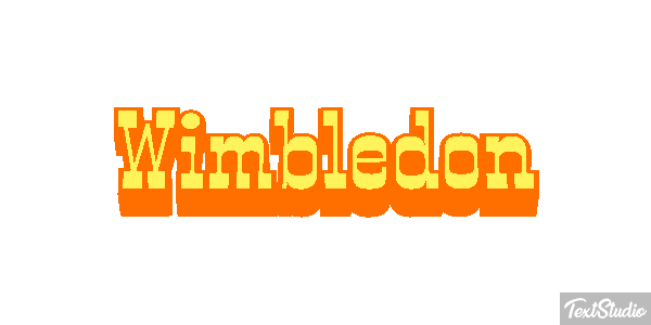 Wimbledon Text effect