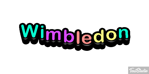 Wimbledon Text effect