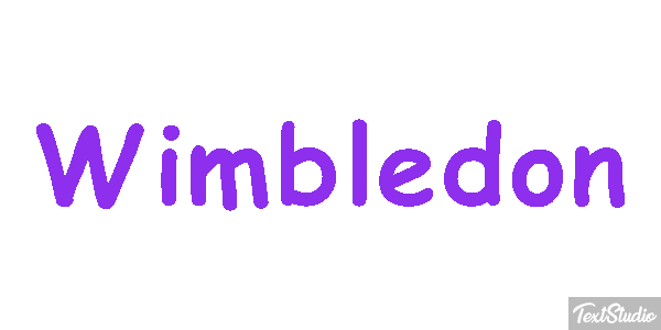 Wimbledon Text effect