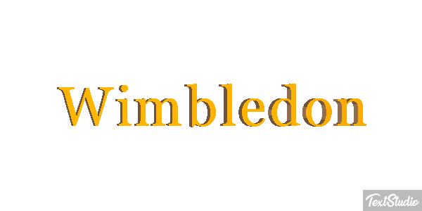 Wimbledon Text effect
