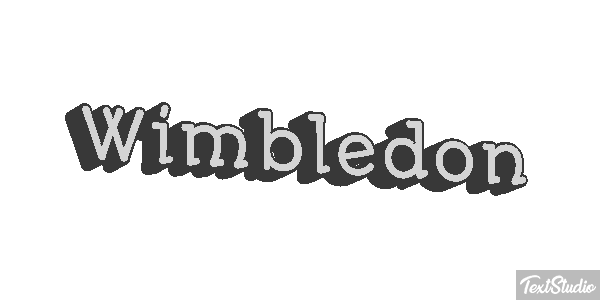 Wimbledon Text effect