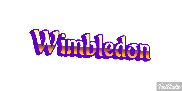 Wimbledon Text effect