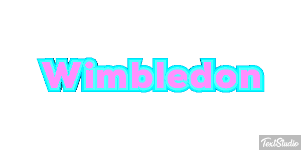 Wimbledon Text effect