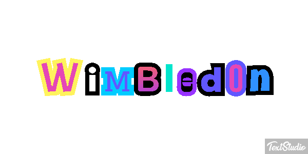 Wimbledon Text effect