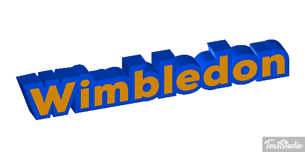 Wimbledon Text effect