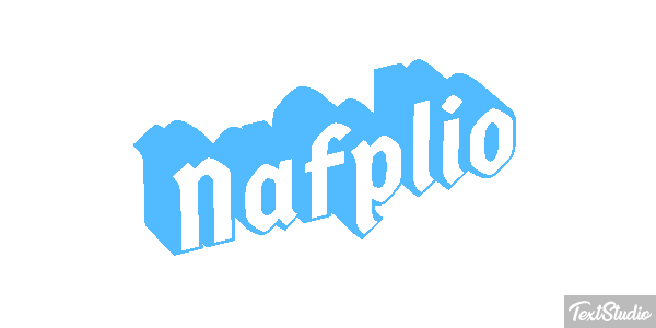 Nafplio Efekt tekstowy