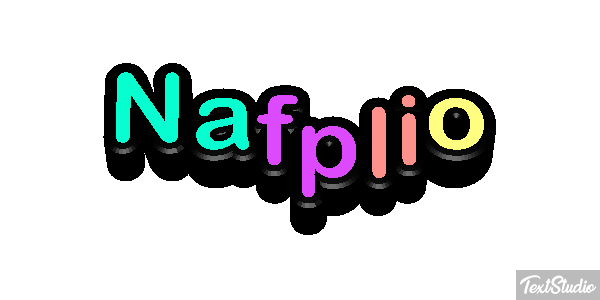 Nafplio Efekt tekstowy