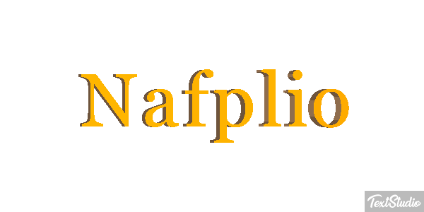 Nafplio Efekt tekstowy