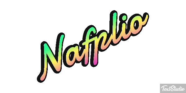 Nafplio Efekt tekstowy