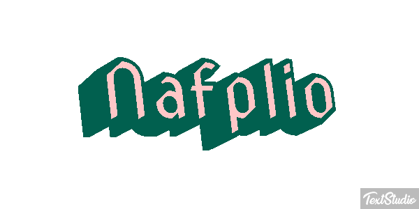 Nafplio Efekt tekstowy