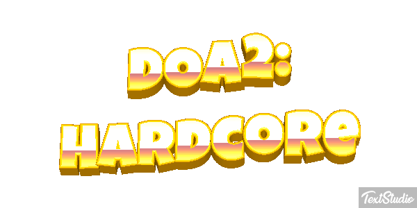 DOA2: Hardcore Efecto de texto