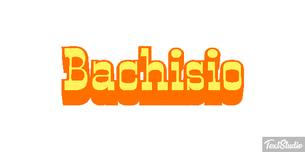 Bachisio Effetto testo