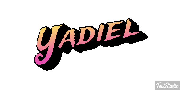 Yadiel Text effect
