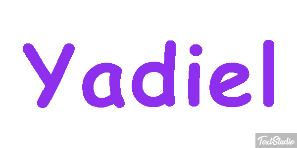 Yadiel Text effect