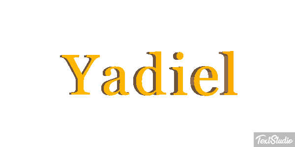 Yadiel Text effect