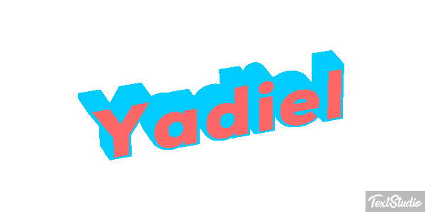 Yadiel Text effect