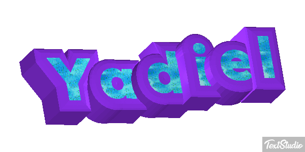 Yadiel Text effect