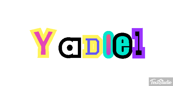 Yadiel Text effect