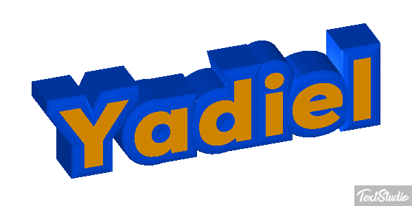 Yadiel Text effect