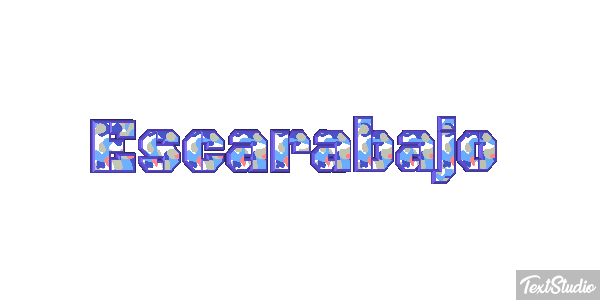 Escarabajo Tekst effect