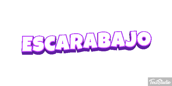 Escarabajo Tekst effect