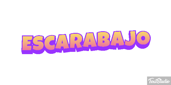 Escarabajo Tekst effect