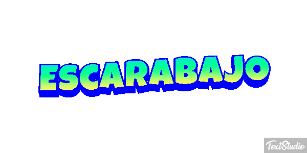 Escarabajo Tekst effect
