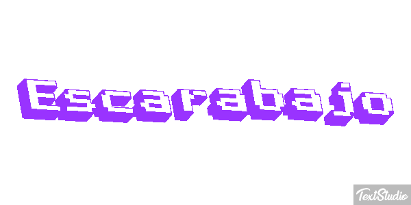 Escarabajo Tekst effect