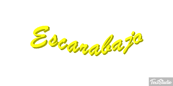 Escarabajo Tekst effect