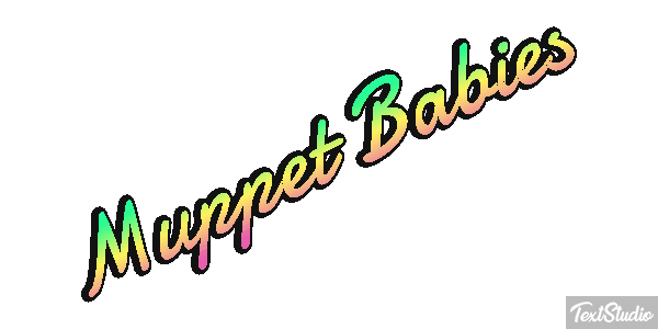 Muppet Babies Text effect