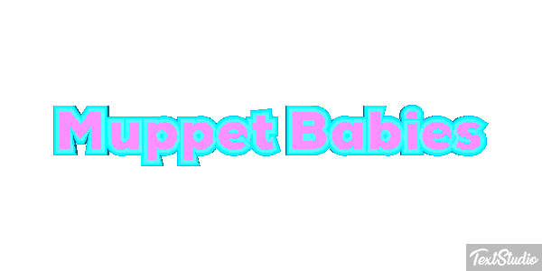 Muppet Babies Text effect