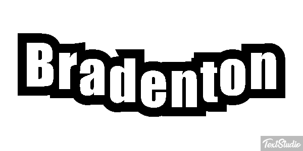 Bradenton Text effect