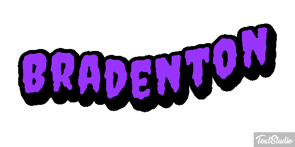 Bradenton Text effect
