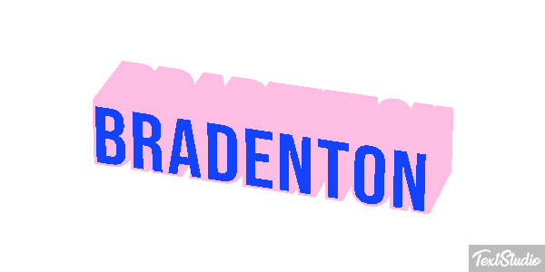 Bradenton Text effect
