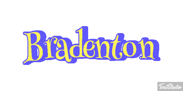 Bradenton Text effect